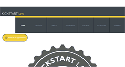 Desktop Screenshot of kickstartlaw.com